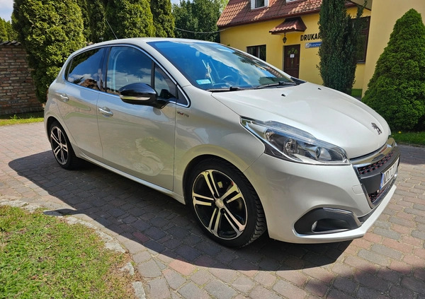 Peugeot 208 cena 35700 przebieg: 93000, rok produkcji 2015 z Działdowo małe 92